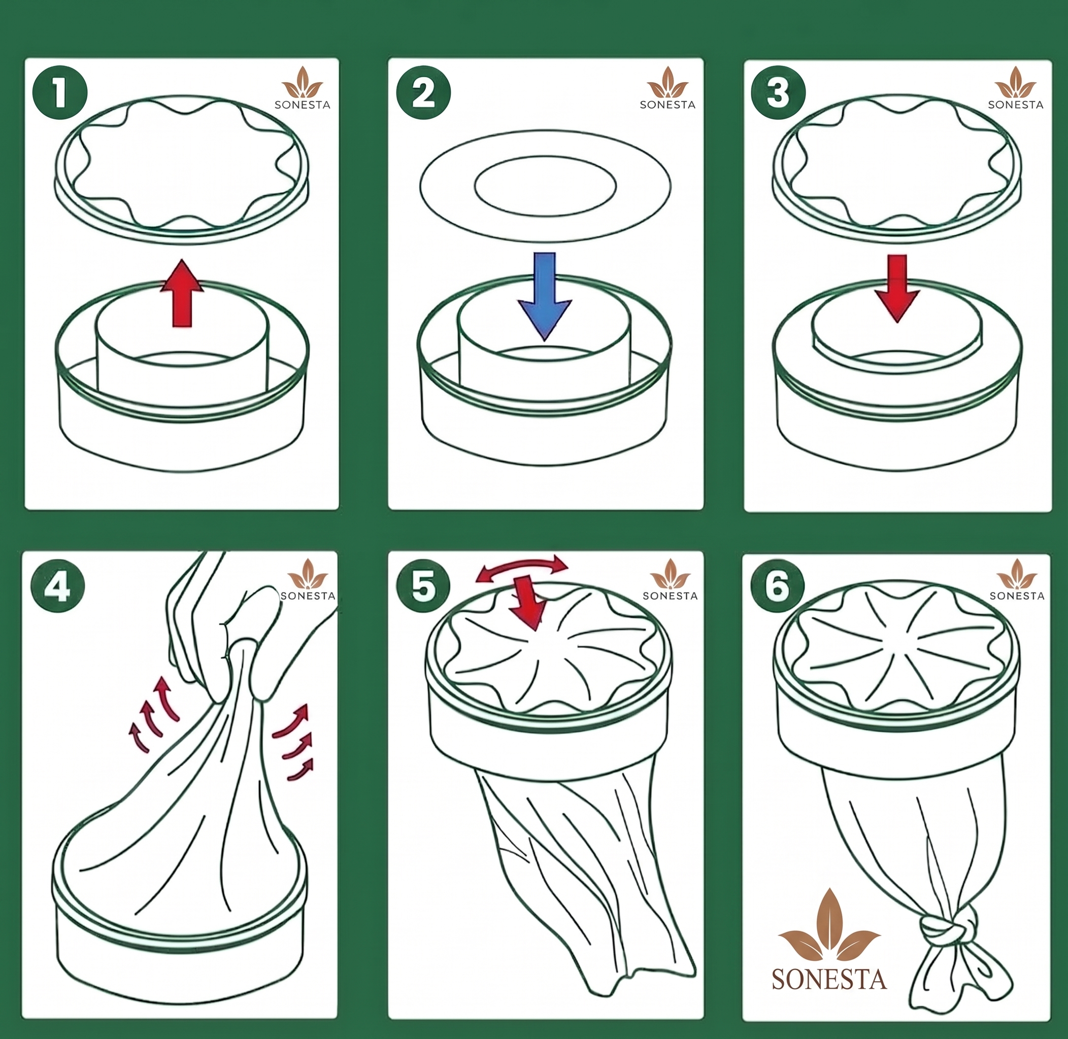 Sonesta 6-step installation guide